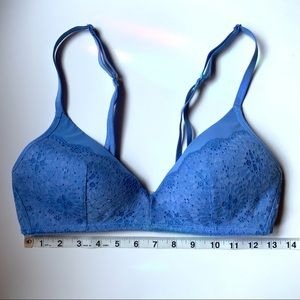 Blue Aerie Unlined Bra No Wire